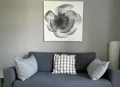 Ein Sitzbereich in der Unterkunft HD City Apartments