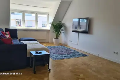 TV/Unterhaltungsangebot in der Unterkunft Modernes Apartment mit 3 Zimmern