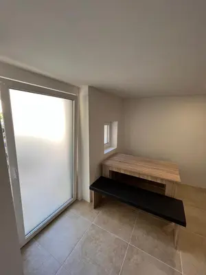 Ein Bett oder Betten in einem Zimmer der Unterkunft Modernes Haus 5 Min vom See