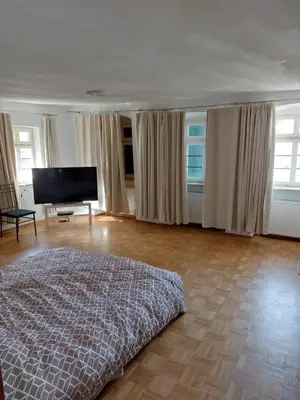 Ein Bett oder Betten in einem Zimmer der Unterkunft Bistro St.Georges