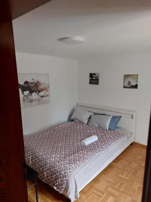 Ein Bett oder Betten in einem Zimmer der Unterkunft Bistro St.Georges