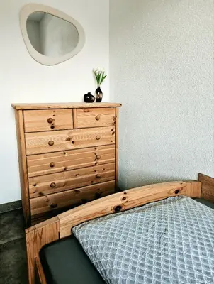 Ein Bett oder Betten in einem Zimmer der Unterkunft Eibauer Apartments