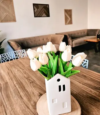 Ein Sitzbereich in der Unterkunft Eibauer Apartments