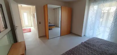 Ein Bett oder Betten in einem Zimmer der Unterkunft Morio