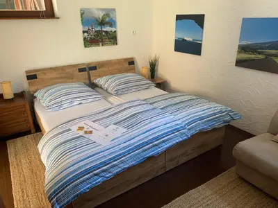 Ein Bett oder Betten in einem Zimmer der Unterkunft Bauernhof - Auszeit mal anders