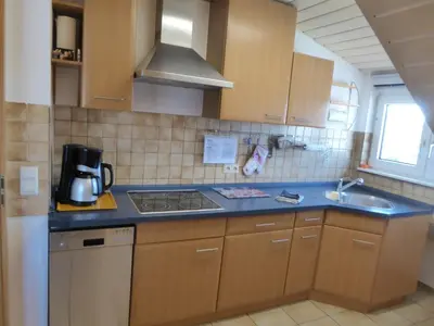 Küche/Küchenzeile in der Unterkunft Ferienwohnung