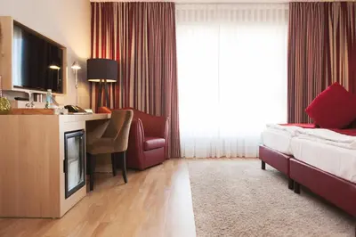 Küche/Küchenzeile in der Unterkunft Weinhotel Kaisergarten