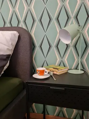 Ein Sitzbereich in der Unterkunft Riesenbude
