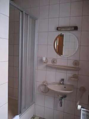 Ein Badezimmer in der Unterkunft Weingut und Gästehaus Vongerichten