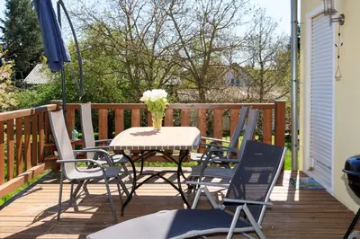 Ein Balkon oder eine Terrasse in der Unterkunft Ferienwohnung Kästle