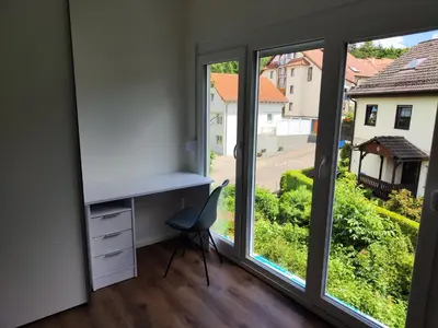 Ein Garten an der Unterkunft Apartmenthaus Pforzheim