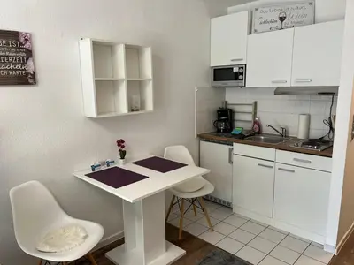 Küche/Küchenzeile in der Unterkunft Business Appartement in Mainz Bretzenheim