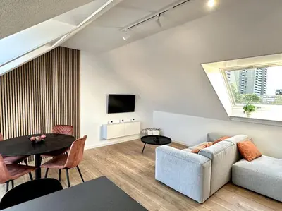 TV/Unterhaltungsangebot in der Unterkunft Stylisches Apartment in zentraler Lage - mit Klima