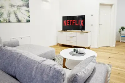 TV/Unterhaltungsangebot in der Unterkunft Ajko Homes - Loft-Apartment mit Parkplatz bei Heidelberg
