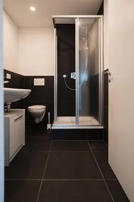 Ein Badezimmer in der Unterkunft Monteurswohnungen in den Breitwiesen