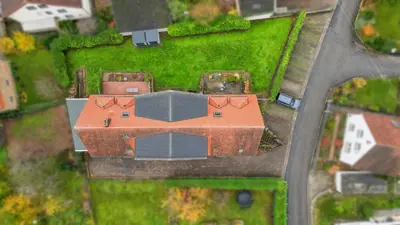 Blick auf WINETIME - für 3 - nähe Madenburg - Burg Landeck aus der Vogelperspektive
