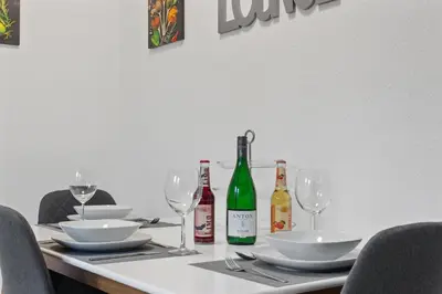 Getränke in der Unterkunft WINETIME - für 3 - nähe Madenburg - Burg Landeck