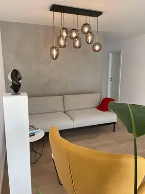 Ein Sitzbereich in der Unterkunft Alma - Art Luxus Modern Ambiente