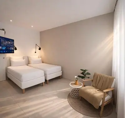 Ein Bett oder Betten in einem Zimmer der Unterkunft Goldstadt Apartments Pforzheim