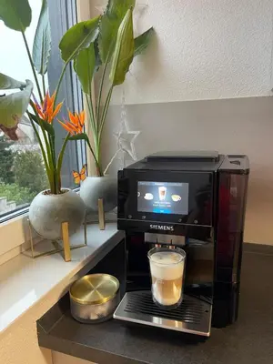 Kaffee-/Teezubehör in der Unterkunft Neubau, Luxus, 3-Zi Wohn für KaffeeGenießer