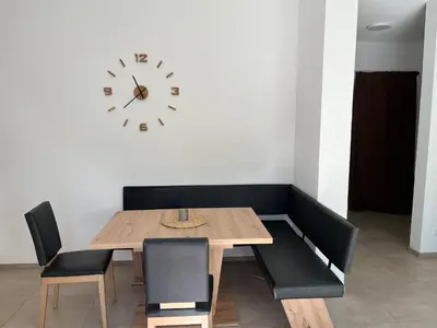 Ein Sitzbereich in der Unterkunft Auszeit in Schwaigern