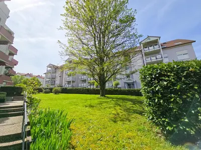 Ein Garten an der Unterkunft SCANDiC-Apartment - Balkony & Garage, 3Z, 80m2