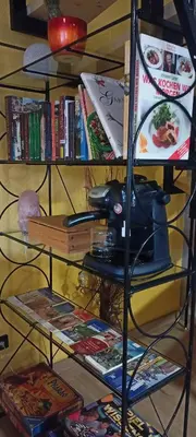 Die Bibliothek in der Ferienwohnung