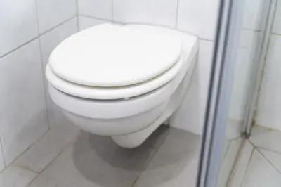 Ein Badezimmer in der Unterkunft Kleines Häuschen für Monteure