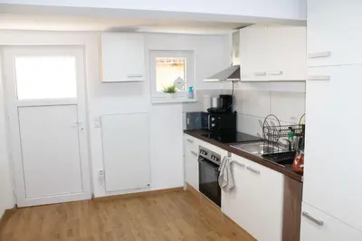 Küche/Küchenzeile in der Unterkunft Ruhig gelegenes Apartment