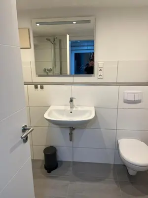 Ein Badezimmer in der Unterkunft Home-for-you-Ferienwohnung Monteurwohnung