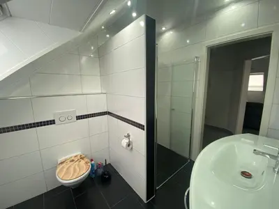 Ein Badezimmer in der Unterkunft Ferienwohnung Sabine
