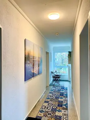 Ein Sitzbereich in der Unterkunft Die 2eitwohnung