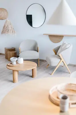 Ein Sitzbereich in der Unterkunft Exklusive Design Appartement Creme de la Creme Neubau