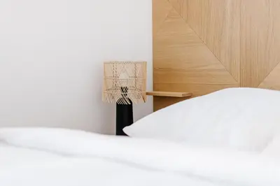 Ein Bett oder Betten in einem Zimmer der Unterkunft Exklusive Design Appartement Creme de la Creme Neubau