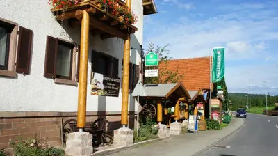 Das Gebäude in dem sich das Hotel befindet
