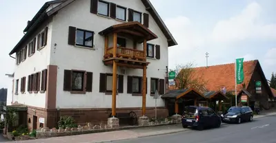 Das Gebäude in dem sich das Hotel befindet