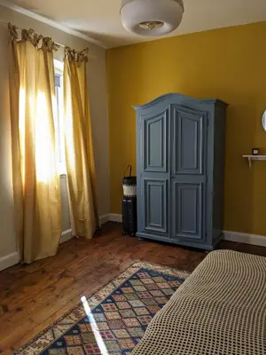 Ein Bett oder Betten in einem Zimmer der Unterkunft Im Krämerladen
