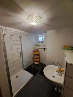 Ein Badezimmer in der Unterkunft Ferienwohnung Ilona