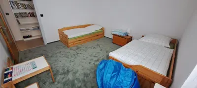 Ein Bett oder Betten in einem Zimmer der Unterkunft Ferienwohnung Ilona