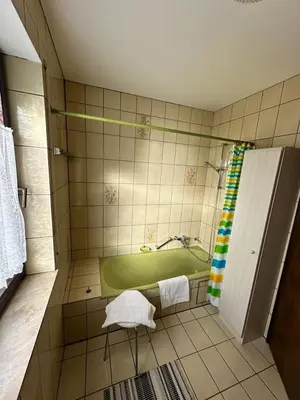 Ein Badezimmer in der Unterkunft Ferienwohnung Schömberg
