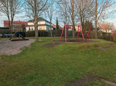 Ein Kinderspielbereich in der Unterkunft Wohlfühl- Wohnung