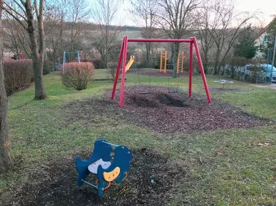 Ein Kinderspielbereich in der Unterkunft Wohlfühl- Wohnung