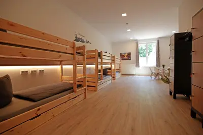 Ein Bett oder Betten in einem Zimmer der Unterkunft Apartment im Fun4you