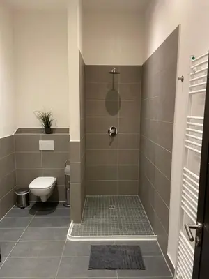Ein Badezimmer in der Unterkunft Apartment im Fun4you