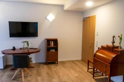 TV/Unterhaltungsangebot in der Unterkunft Amtsgerichts Blick