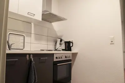Küche/Küchenzeile in der Unterkunft Fully equipped Apartments