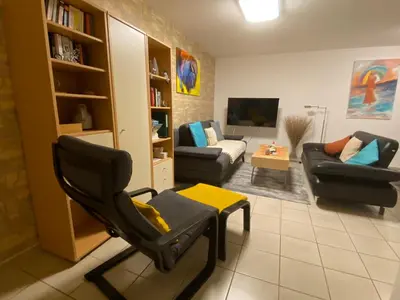 TV/Unterhaltungsangebot in der Unterkunft Ferienwohnung zwischen Wald und Reben