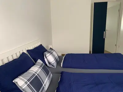 Ein Bett oder Betten in einem Zimmer der Unterkunft Ferienwohnung Gergert Nr6