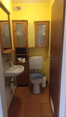 Ein Badezimmer in der Unterkunft Ruhe-Nescht