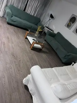 Ein Sitzbereich in der Unterkunft Mc Home Pfungstadt